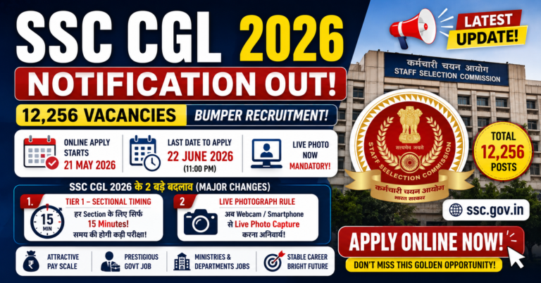 SSC CGL 2026 Notification